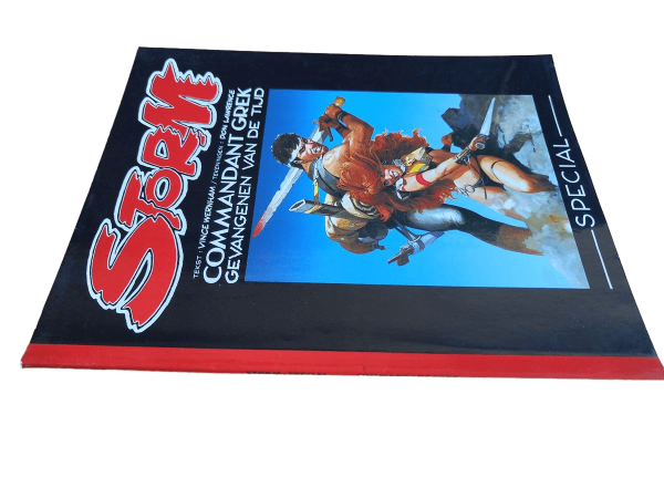 Storm 0 Special - Commandant Grek - Gevangenen van de Tijd - Rug