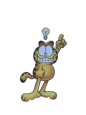 Garfield blijft een optimist (34)
