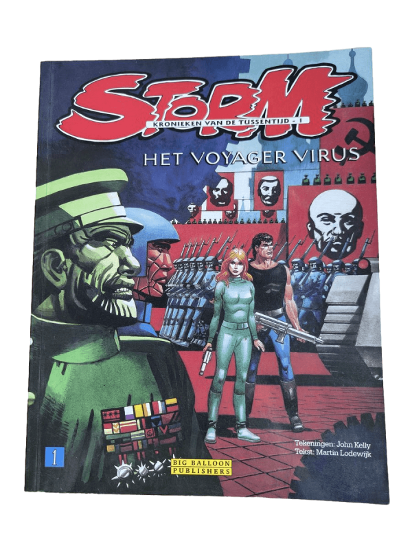 Storm - De Kronieken van de Tussentijd 1 - Het Voyager-Virus - Cover