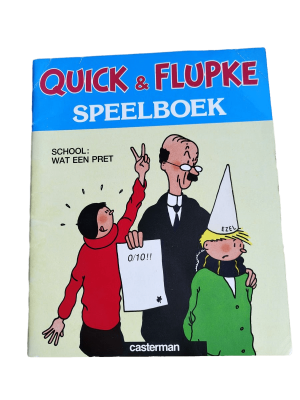 Kwik en Flupke Speelboek - School: Wat een pret