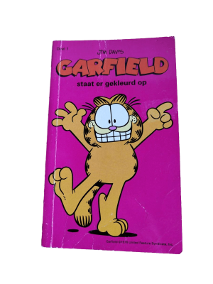 Garfield Pocket deel 1 - Garfield staat er gekleurd op