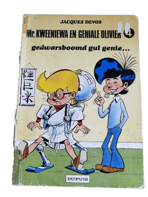 Mr. Kweeniewa en Geniale Olivier 04 - Gedwarsboomd gul genie...